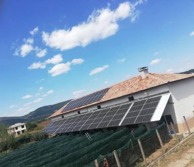 Мрежова покривна ФтЕЦ с мощност 30 kWр - с. Поточица