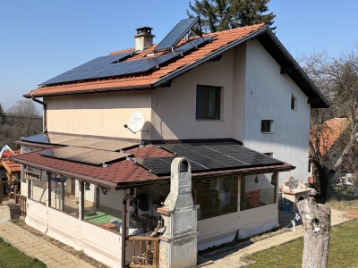  Хибридна покривна ФтЕЦ с мощност 10 kWр - с. Селянин