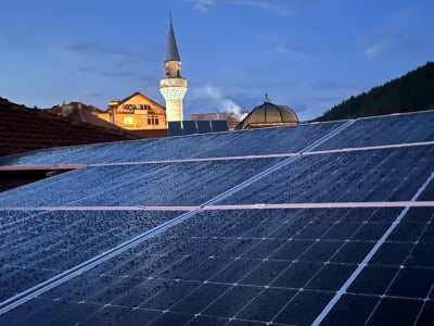 Хибридна покривна ФтЕЦ с мощност 8 kWр - с. Долно Осеново
