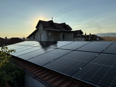 Хибридна покривна ФтЕЦ с мощност 10 kWр - с. Хан Аспарухово