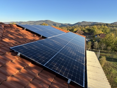 Хибридна покривна ФтЕЦ с мощност 9 kWр - с. Велчево