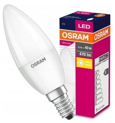 Лампа LED VALUE CL В 5.5W 4000K 470Lm - OSRAM
