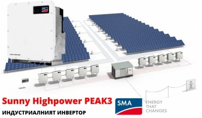 Трифазен мрежов инвертор SMA Sunny Highpower Peak3 SHP 150-20