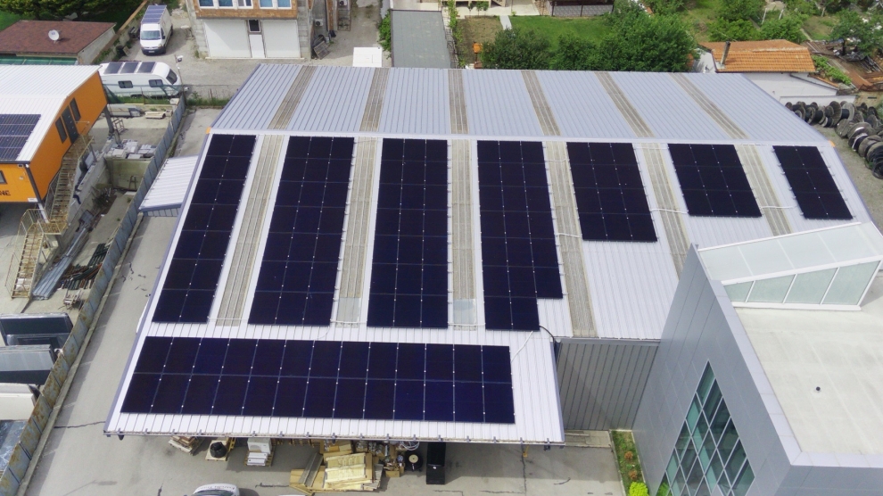 Хибридна покривна ФтЕЦ с мощност 55 kWр - гр. София