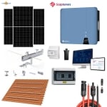 10 kW готовa трифазнa мрежова фотоволтаична солaрнa система