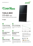 Двулицев фотоволтаичен панел Jinko Solar Tiger Neo N-type 590 Wp Bi-Facial (JKM590N-72HL4-BDV)