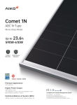 Фотоволтаичен панел AIKO Comet 1N ABC N-Type 605 Wp (AIKO-A-MAH72Mw)