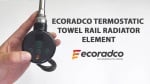 Електрически нагревател за лира за баня Ecoradco