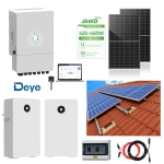 10 kW монофазнa хибридна ФЕЦ  с 16 kWh батерия - с включени монтаж и пускане в експлоатация