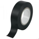 PVC изолационна лента 15x0.15 мм - 10м., черна
