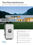 Трифазен хибриден нисковолтов инвертор Deye SUN-6K-SG05LP3-EU 6 kW (LV)