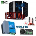 Система за битова топла вода с контролер Voltic и 1230 Wp монокристални фотоволтаични панели за ток